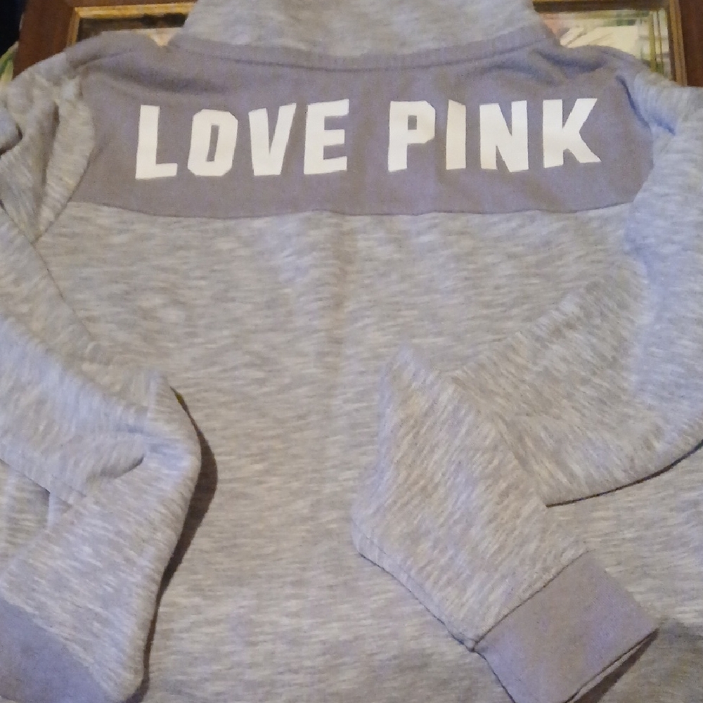 PINK Victoria's Secret Lavender Quarter-Zip